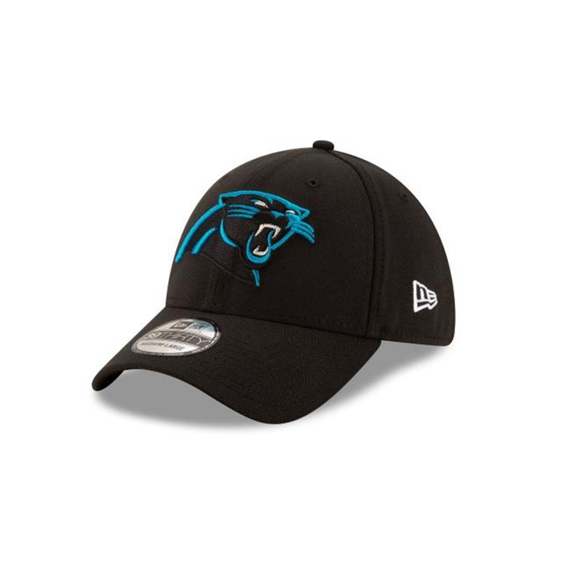 NFL Carolina Panthers Team Classic 39Thirty Stretch Fit (EXC0136) - Black New Era Caps